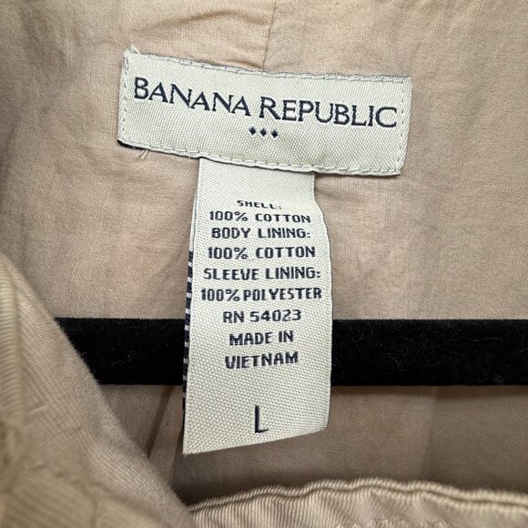 Banana Republic early 2000s Timeless trench coat with belt Womens Size Large - Picture 8 of 15